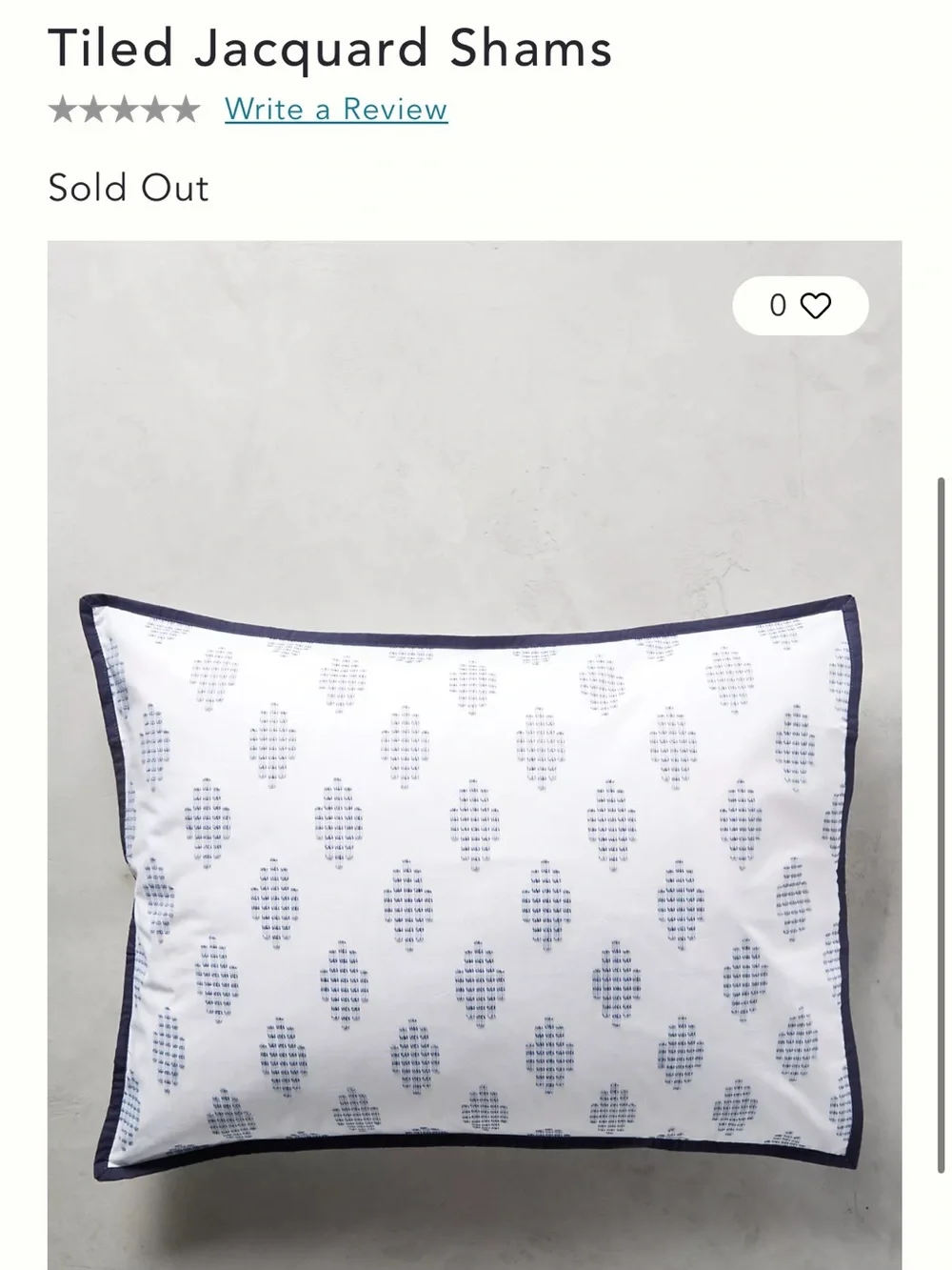 Anthropologie tiled jacquard collection pillow shams {2} NEW